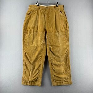 Vintage 70s Hunting Pants Mens Fits 34x26 Heavy Canvas Super Baggy Talon Zip